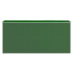 vidaXL Abri de jardin Vert 192x440x223 cm Acier galvanisé