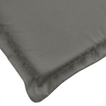 vidaXL Coussins de chaise à dossier bas lot de 6 gris foncé mélangé