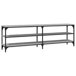 vidaXL Meuble TV sonoma gris 160x30x50 cm bois d'ingénierie