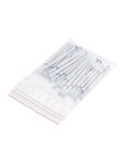 (lot  de 1000 sacs) sachet à fermeture zip 60 µ à bandes blanches avec trou d'aération300x400mm