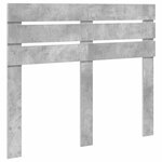 vidaXL Tête de lit Gris béton 120 cm Bois d'ingénierie