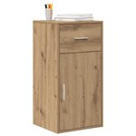 vidaXL Buffet avec tiroir Chêne artisanal 38 x 34 x 75 cm