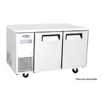 Table Réfrigérée Négative Compacte 2 Portes avec Dosseret - 270 à 370 L - Atosa - R2902 Portes370Pleine