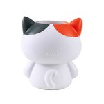 Pot a crayon - Chat tricolore orange