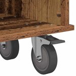 vidaXL Meuble TV Bois ancien 100 x 35 x 35 cm Bois d'ingénierie