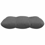 vidaXL Coussins de siège 4 Pièces Gris foncé 40 x 40 cm
