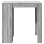 vidaXL Table de bar sonoma gris 102x70x103 5 cm bois d'ingénierie