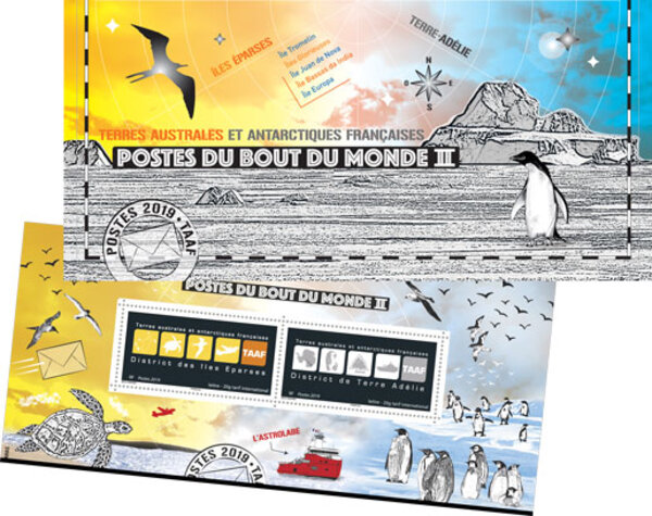 TAAF - Bloc Souvenir - Postes du bout du monde II