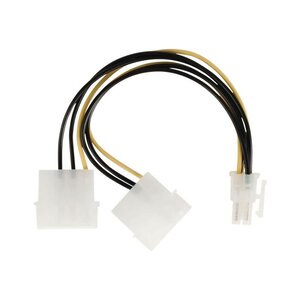NEDIS Internal Power Cable - 2x Molex Male - PCI Express Female - 0.15 m - Various