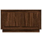 vidaXL Meuble TV chêne marron 80x35x45 cm bois d'ingénierie