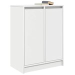 vidaXL Buffet blanc 57x34x76 cm bois d'ingénierie