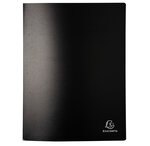 Protège-documents A4 Polypro 20 pochettes 40 vues Noir EXACOMPTA