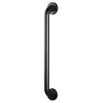 RIDDER Barre d'appui 60 cm Noir Aluminium