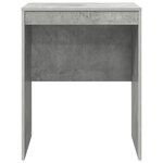 vidaXL Bureau d'écriture Béton gris Béton 60 x 50 x 76 cm Simple