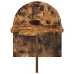 vidaXL Table de chevet Chêne Fumé 40 x 35 5 x 45 5 cm