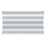 vidaXL Voile d'ombre Gris clair et blanc 7 x 4 m