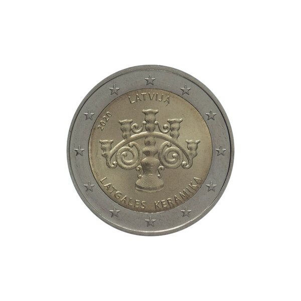 Lettonie 2020 - 2 euro commémorative céramique
