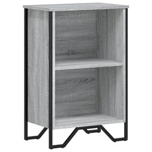 vidaXL Bibliothèque sonoma gris 50x31x74 5 cm bois d'ingénierie