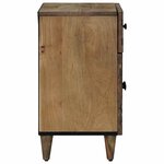 vidaXL Armoire de lit Marron 50 x 33 x 60 cm Bois de mangue massif