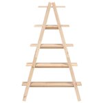 vidaXL Étagère 5 niveaux en forme de A 110x40x180 5 cm bois pin massif