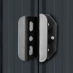 vidaXL Abri de jardin Anthracite Acier