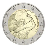 2 euros commémorative Malte 2014 UNC - 50 ans indépendance.