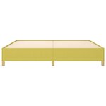 vidaXL Cadre de lit Vert 200x200 cm Tissu