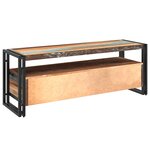 vidaXL Meuble TV Bois de récupération massif