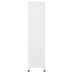 vidaXL Armoire à casiers Blanc 90x45x180 cm Acier