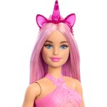 Mattel HRR13 - Barbie - Poupées Licorne aux cheveux colorés