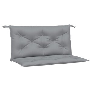 vidaXL Coussins de banc jardin lot de 2 gris 100x50x7 cm tissu Oxford