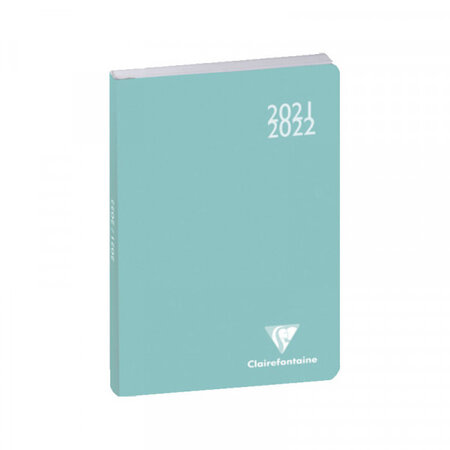 Agenda scolaire 2021/2022 forum work&after exacompta 10 x 15 cm turquoise