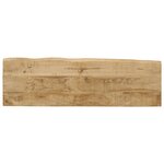 vidaXL Table console à live edge 105x33x76 cm bois de manguier massif