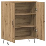 vidaXL Buffet chêne artisanal 69 5x34x90 cm bois d'ingénierie