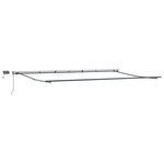 vidaXL Auvent manuel rétractable avec LED anthracite blanc 600x300 cm