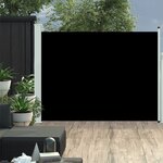 vidaXL Auvent latéral rétractable de patio 170x500 cm Noir
