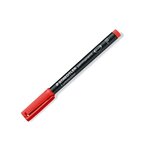 Marqueur permanent 'Lumocolor 318F' Tracé 0 6 mm Rouge x 10 STAEDTLER