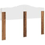 vidaXL Tête de lit Bois Ancien 140 cm Bois d'ingénierie