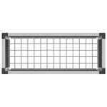 vidaXL Jardinière surélevée Gris 75 x 30 x 22 cm WPC et Aluminium