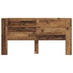 vidaXL Cabinet de Tête de Lit Bois Ancien 200 x 15 x 103 5 cm