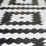 Bo-Camp Tapis d'extérieur Chill mat Lewisham 2 7x2 m L noir et blanc