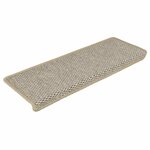 vidaXL Tapis d'escalier autocollants 30 Pièces 65x21x4 cm vert