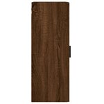 vidaXL Armoire murale chêne marron 34 5x34x90 cm