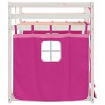 vidaXL Lit superposé sans matelas 90x200 cm bois de pin massif