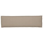 vidaXL Coussin pour banc de palette Taupe 140 x 40 x 8 cm Tissu Oxford