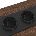 vidaXL Cabinet de chevet Chêne brun 30 x 48 x 61 cm Bois d'ingénierie