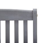 vidaXL Chaises pliables d'extérieur lot de 4 et coussins Bois d'acacia
