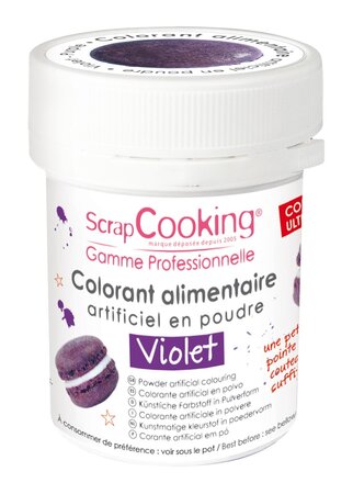 Colorant alimentaire (artificiel) Violet