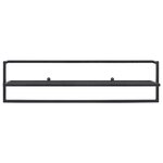 vidaXL Porte-serviettes Noir 95x25x22 cm Fer