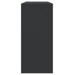 vidaXL Table console noir 100x35x76 5 cm bois d'ingénierie